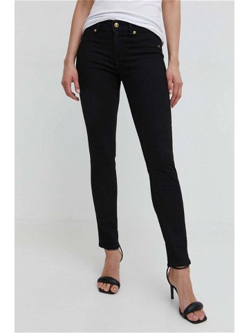 Džíny Versace Jeans Couture dámské černá barva 76HAB5J1 CDW00