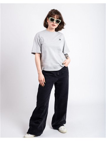 Tričko Carhartt WIP W S S Nelson T-Shirt Sonic Silver garment dyed