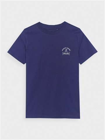 Dámské tričko regular s potiskem – tmavě modré
