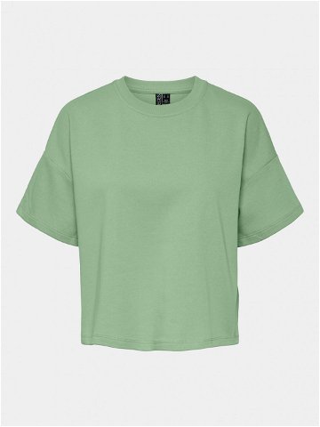 Pieces T-Shirt Chilli Summer 17118870 Zelená Loose Fit