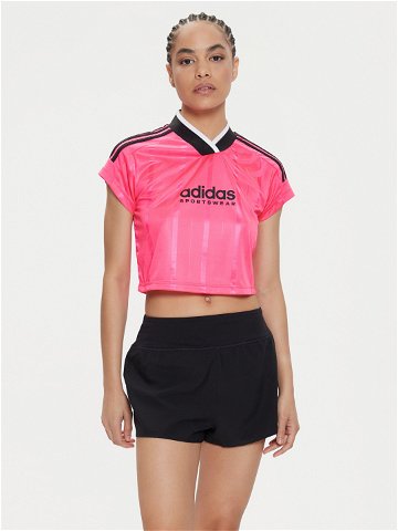 Adidas T-Shirt Tiro Summer IS0727 Růžová Slim Fit