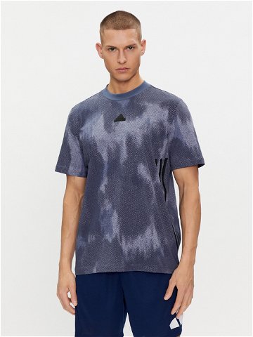 Adidas T-Shirt Future Icons 3-Stripes IX5200 Modrá Regular Fit