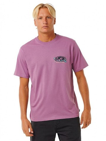 Rip curl pánské tričko Mason Pipeliner Dusty Purple Fialová Velikost XL 100 bavlna