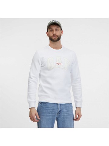 GAP Crewneck Logo Sweatshirt White000