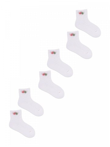 Kotníkové ponožky bez 3 balení White 2022 model 16650787 – Yoclub