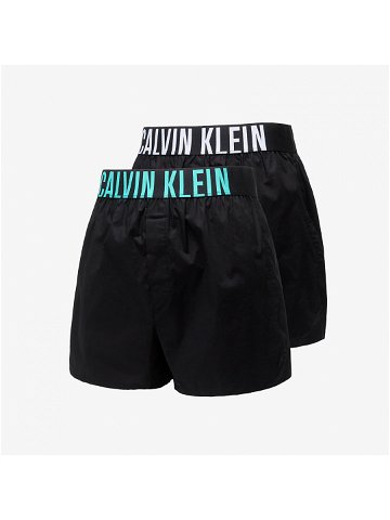Calvin Klein Cotton Stretch Slim Trunks 2-Pack Black