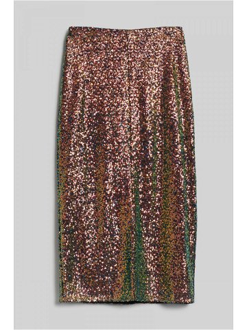 Sukně karl lagerfeld sequin evening skirt různobarevná 42
