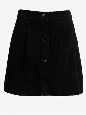 Černá dětská manšestrová sukně GAP