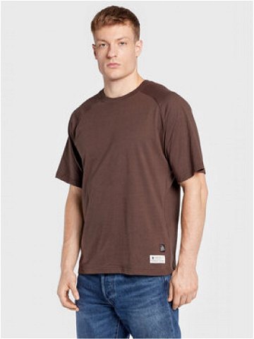 Redefined Rebel T-Shirt Thomas 211126 Hnědá Regular Fit