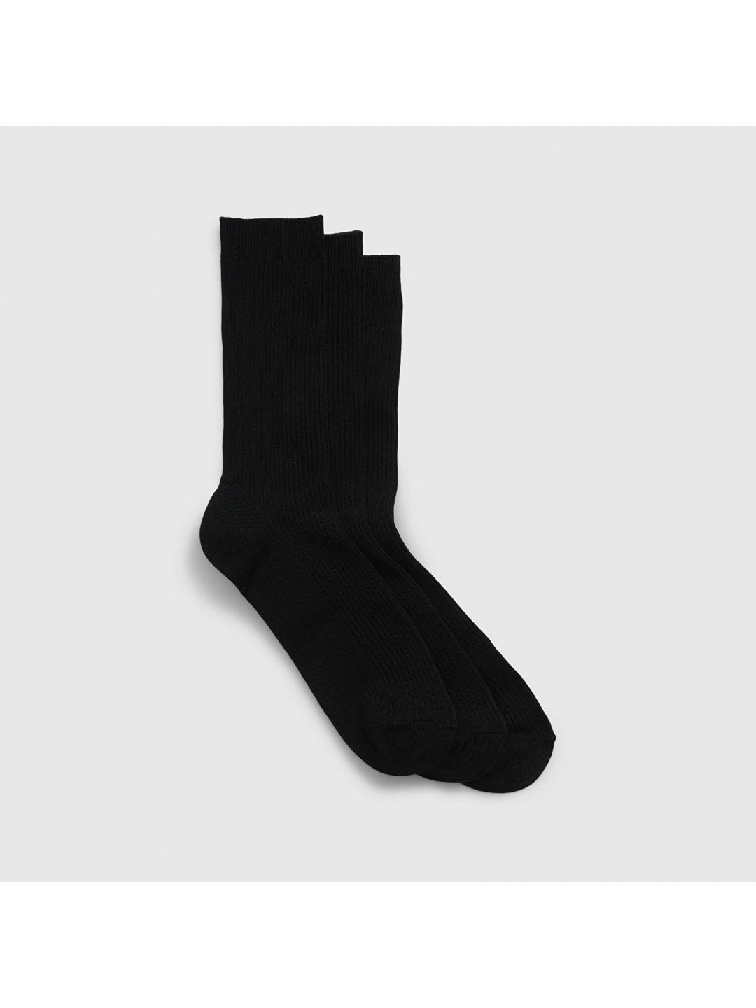 GAP Basic Crew Socks 3-Pack True Black V2