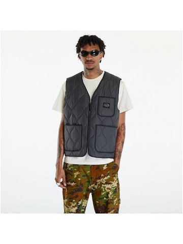 Awake NY Quilted Vest Charcoal