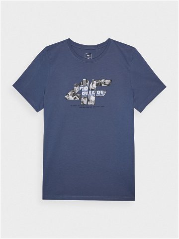 Chlapecké tričko s potiskem – modré