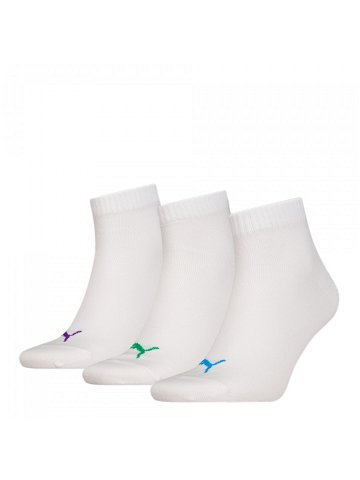 3PACK ponožky Puma bílé 271080001 089 L