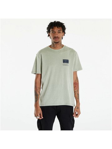 Tommy Jeans Printed Flag Logo T-Shirt Faded Willow