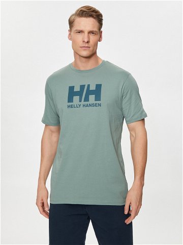Helly Hansen T-Shirt Hh Logo T-Shirt 33979 Zelená Regular Fit