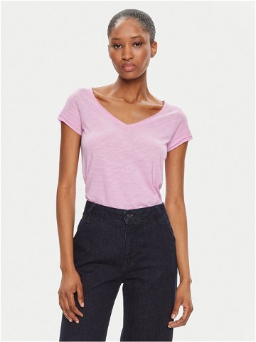 Sisley T-Shirt 3TNHL400E Růžová Regular Fit