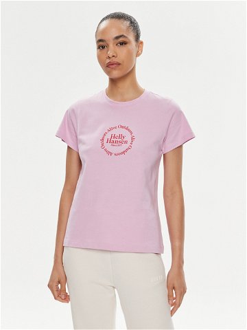 Helly Hansen T-Shirt W Core Graphic T-Shirt 54080 Růžová Regular Fit