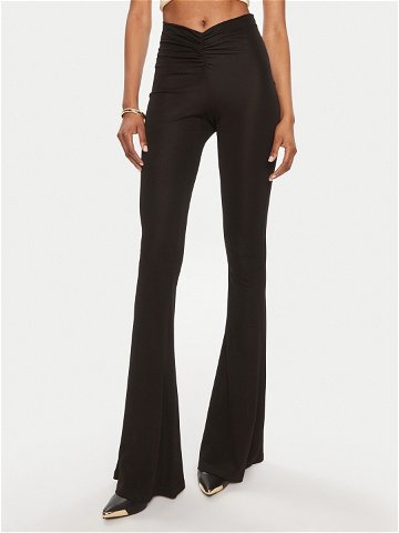 TWINSET Kalhoty z materiálu 241TT209A Černá Slim Fit