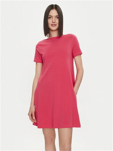 United Colors Of Benetton Každodenní šaty 3Z1RDV01E Růžová Regular Fit