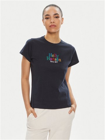 Helly Hansen T-Shirt W Core Graphic T-Shirt 54080 Tmavomodrá Regular Fit