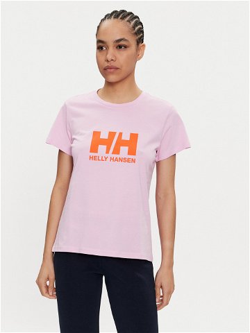 Helly Hansen T-Shirt W Hh Logo T-Shirt 2 0 34465 Růžová Regular Fit