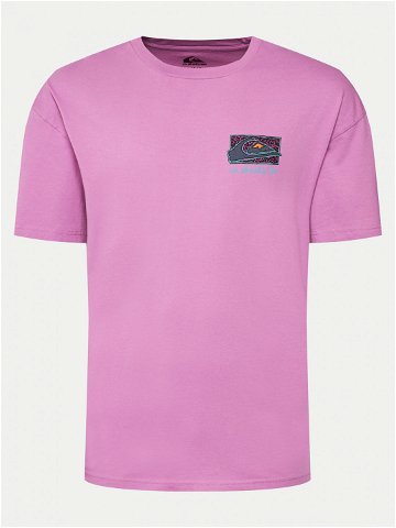 Quiksilver T-Shirt Spin Cycle EQYZT07653 Růžová Regular Fit