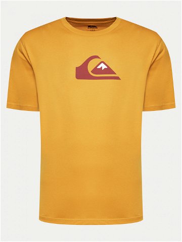 Quiksilver T-Shirt Comp Logo EQYZT07658 Žlutá Regular Fit