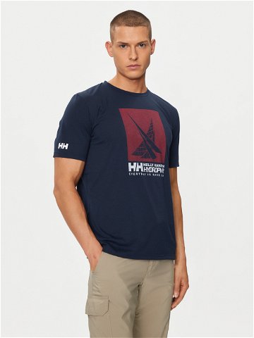 Helly Hansen T-Shirt Hp Race Graphic T-Shirt 34419 Tmavomodrá Regular Fit