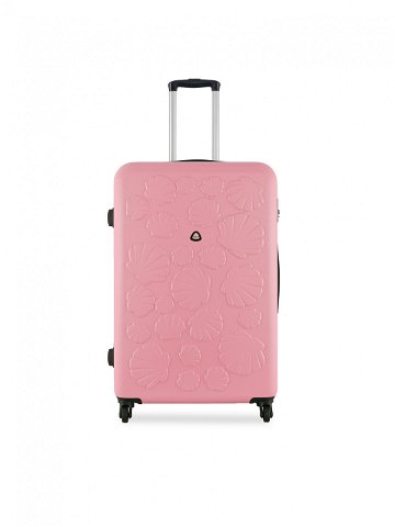 Semi Line Velký kufr T5697-3 Růžová