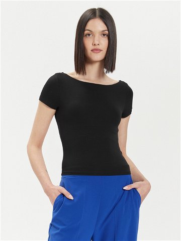 Gina Tricot T-Shirt 21319 Černá Slim Fit