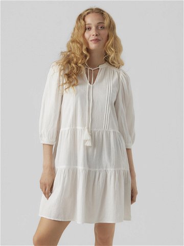 Vero Moda Letní šaty Pretty 10279712 Bílá Regular Fit