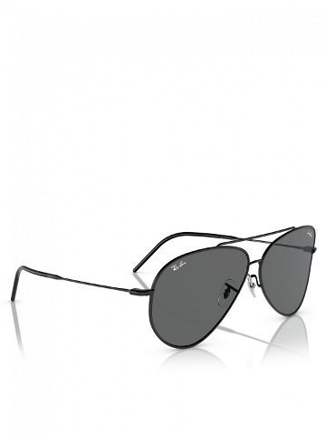 Ray-Ban Sluneční brýle Aviator Reverse 0RBR0101S 002 GR Černá