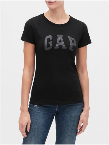 Černé dámské tričko GAP Logo