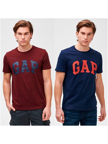 Barevné pánské tričko GAP Logo basic arch 2ks