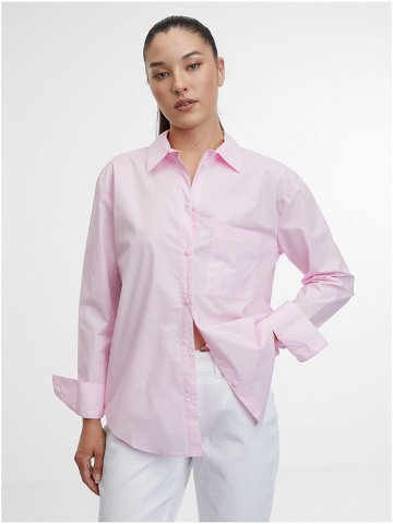 Růžová dámská košile ORSAY