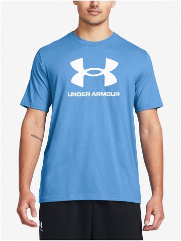 Modré pánské tričko Under Armour UA SPORTSTYLE LOGO UPDATE SS