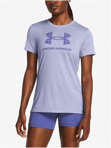 Světle fialové dámské sportovní tričko Under Armour UA Tech BL HD SS
