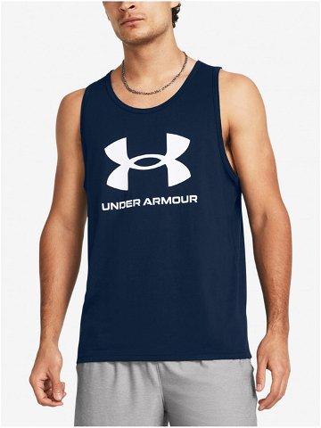 Tmavě modré pánské tílko Under Armour UA Sportstyle Logo