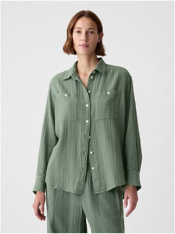 Zelená dámská košile GAP