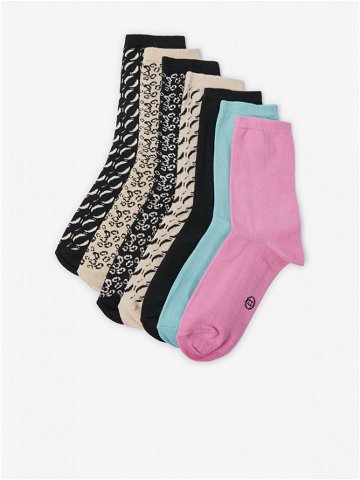 Orsay Ponožky 7 párů Černá