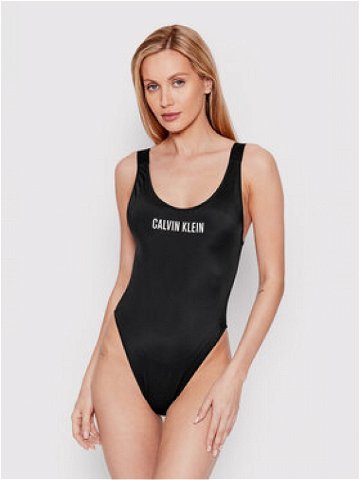 Calvin Klein Swimwear Bikiny Scoop KW0KW01599 Černá