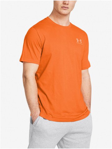 Oranžové pánské tričko Under Armour UA M SPORTSTYLE LC SS