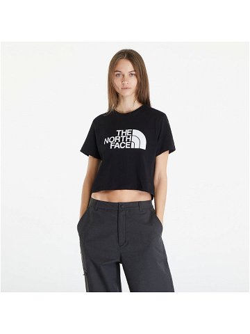 The North Face S S Cropped Easy Tee TNF Black