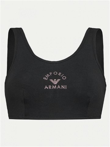 Emporio Armani Underwear Podprsenkový top 164403 4R223 00020 Černá