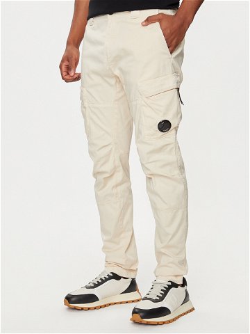 C P Company Kalhoty z materiálu 16CMPA063A005694G Béžová Slim Fit