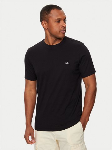 C P Company T-Shirt 16CMTS044A005100W Černá Regular Fit