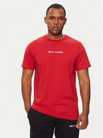 Helly Hansen T-Shirt Core T-Shirt 53532 Červená Regular Fit