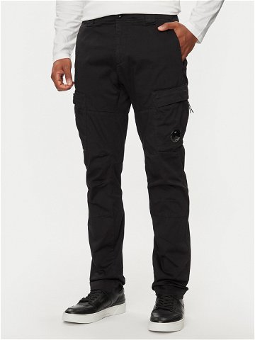 C P Company Kalhoty z materiálu 16CMPA063A005694G Černá Slim Fit