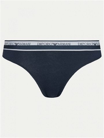 Emporio Armani Underwear Sada 2 kusů brazilských kalhotek 163334 4R227 00135 Tmavomodrá