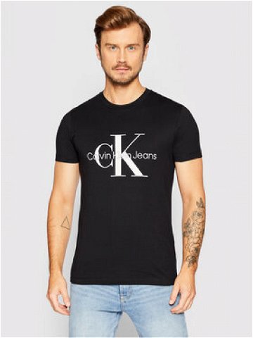 Calvin Klein Jeans T-Shirt J30J320935 Černá Slim Fit